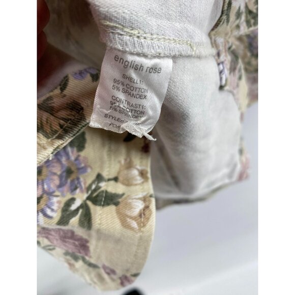 English Rose Floral Studded Jacket Large‎ New - Picture 6 of 7